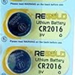 Compatible with Regold Cell CR2016 Lithium Coin Button Cr2016 Battery 3v, Suitable for Scales Wearables & Medical Devices Freshly Packed (Pack of 3) (Pack of 5) (Pack of 5)-28