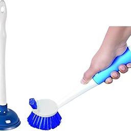 Cello Kleeno Max Multifunctional Plunger | Enhanced Pressure, Fit, and Suction | Plastic Handle For-image-0