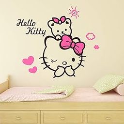 LANSTICK Hello Kitty with Image Sticker for Wall Decoration-image-1