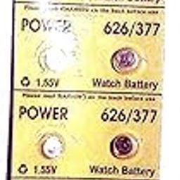 LUBA® 377 Sr 626 SW Button Cell Battery Silver Oxide 1.55V for Wrist Watch-(Pack of 10)-image-34