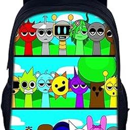 Meadawgs® Kids Backpack Anime Shoulder Backpack Travel Bag for College Students Female|Clothing, Shoes & Accessories|Clothing, Shoes & Accessories|1 Student Backpack-image-44