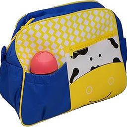 Home Hacks Diaper Bag Blue and Yellow Mama's Bag Baby Carrier Bag Diaper Bag Traveling Bag with Changing Mat.-50