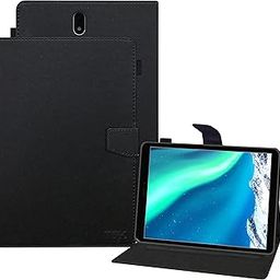 TGK Leather Flip Stand Case Cover for Panasonic Tab 8 HD Tablet 8 inch with Stylus Holder, Black-20