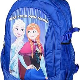 Disney Frozen School Bags | Kids School Bags | Student Bookbag | Travel Backpack | School Bag for Girls & Boys | School Bag with 3 Compartments | Blue-image-71