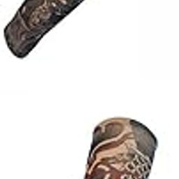 SECRET DESIRE Creations 2Pcs Tattoo Arm Sleeves Seamless Arm Cover Sun Protection Sleeve for Unisex-42