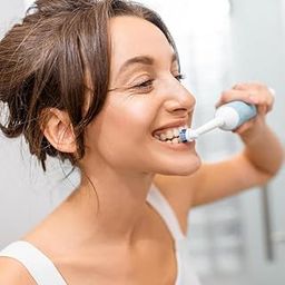 OMTRI Rechargeable Toothbrush for Adults - Smart Brush with 5 Cleaning Modes & Smart Auto Shut-Off - Waterproof Electronic Toothbrush with 2 Electric Heads, 500mAh Long-Lasting Battery (Multicolour)-11