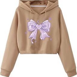 Crop Hoodie Sweatshirt Women Cute Stylish Casual Trendy Latest White Black Pink Lavender Beige Brown Girl 399 499 Under-image-62