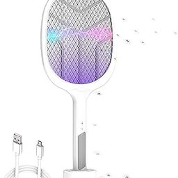 DK Deals Rechargeable Electric Mosquito Killer Racket | Handheld Fly Swatter with LED Light | High-Voltage Bug Zapper | Lightweight & Durable (2024 Classic Version)-29