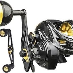 UJEAVETTE® Baitcasting Fishing Reel Smooth Lure Shaked Slowly Wheel Right Hand-image-9