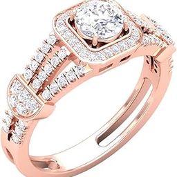 14k (585) Rose Gold Ring for Women-image-63