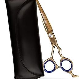 DANIAL 6.5" Professional Barber Scissors - High Carbon 420C Stainless Steel Hair Cutting Scissors for Men and Women - Salon, Parlour Accessories - Ideal for Beard, Moustache, and Nose Trimming-image-37
