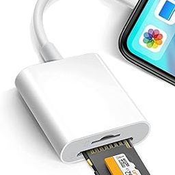 rts Plug and Play Sd Card Reader for iPhone iPad Camera,Dual Card Slot Memory Card Reader Supports SD and TF Card Trail Camera Viewer Sd Card Adapter Portable Micro Sd Card Reader-image-27