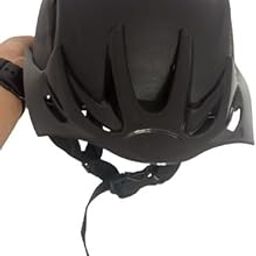 Bicycle Helmet with Sun Visor Suitable for Kids, Boys and Girls up to 10 Years Multi-colour (Black)-image-79