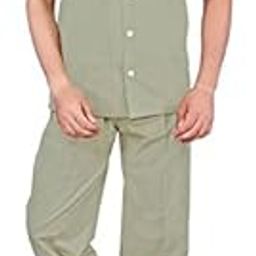 Mens Cotton Half Sleeve Nightwear NS2533H_2XL_Pista-image-9