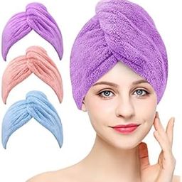 Hair Towel Wrap Absorbent Hair Drying Bathrobe Magic Hair Warp Towel Super Quick Drying Microfiber Bath Towel Hair Dry Cap Salon Towel Multicolor-image-11