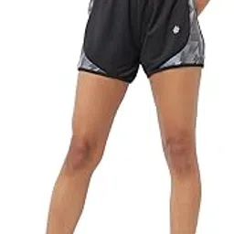 cultsport | Geometric Panelled Active Shorts for Women | Hidden Drawcord-picture-2