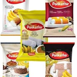 Ponkathir Puttu Podi Combo Pack(500gx5Pkt)| White Puttu Podi 500g| Ragi puttu podi 500g| Corn puttu podi 500g| Wheat Puttu Podi 500g| Chemba Puttu Podi 500g (2.50Kg)-image-48