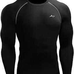 Men's Premium Full Sleeve Compression T-Shirt - Athletic Base Layer Tights for Fitness & Sports-image-39