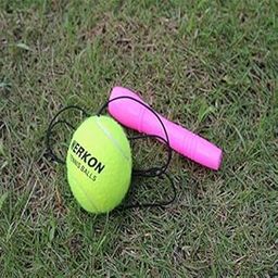 Tennis Ball with Elastic and Handle for Old People Exercise Rehabilitation Sport Accessories : Pink-image-59