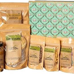 Foodcloud.in Sweet & Savoury Gift Hamper (Pack of 6) | Oats & Almond / Choco Chip Cookies, Baked Mathi, Caramel Popcorn, Baked Moong Dal Twisty, Chatpat - Gourmet Aam Papad, and Baked Nut Cracker | Traditional Indian Snacks | 100% Vegetarian | Homemade & Baked-image-12