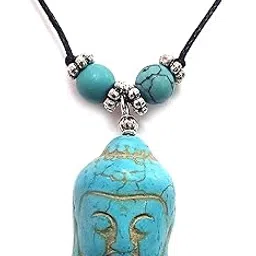 astroghar Tibetan Buddha Magnesite Peace Pendant For Men And Women-picture-18