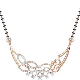 18k (750) Yellow Gold and Diamond Mangalsutra for Women-image-75