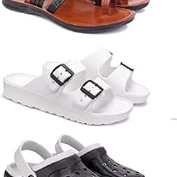 Men's Sandals | Lightweight Wear| Stylish & Easy to Wear For Men's PCV-SAN-(3-COMBO)-3151-3113-3018-image-85