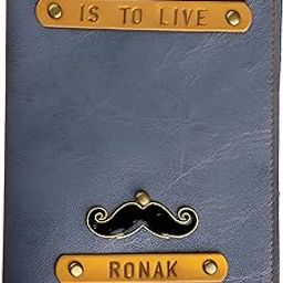 Personalized Passport Holder for Men and Women (Grey) | Customized Travel Accessories Organizer | Vegan Leather Passport Cover | Unisex Handcrafted Gift-image-43