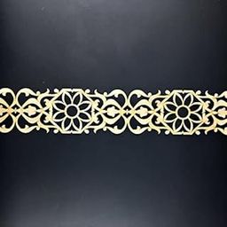 Haoser Corved Panel Geometric Wooden Panel, MDF Jali for Wall Decoration for Your Amazing Home (H-BP3-WDPNL-1_Beige_10x74CM)-20