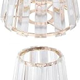 MERISHOPP 2Pcs Crystal Lampshade Chandelier Ceiling Fixture Lamp Shade |Home & Garden|Lamps, Lighting & Ceiling Fans|Lamp Shades-image-50