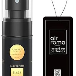 AIR-ROMA Black Musk Premium Car Perfume|Fine Fragrance Car Air Freshener|Anti Odour Technology|Car Accessory Interior Fabric Spray | 400+ Long Lasting Air Freshener Scent (60 Ml)-9