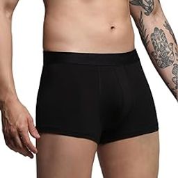 Men's Cotton Blend Classic Regular Solid Trunks-46