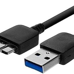 NTQinParts Replacement PC/Mac USB3.0 Data Sync Power Charger Cable for LaCie Rugged Mini External Hard Drive Portable HDD-11