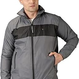 Full Sleeve Solid Men Panel Bomper Jacket(VROBJF-2)-picture-11