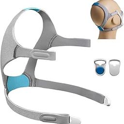 Serplex® Replacement Plush Headgear & Magnetic Clips for AirFit N20 Nasal CPAP Mask Tailored Fit Headgear Magnetic Clips Replacement, Size L-image-6