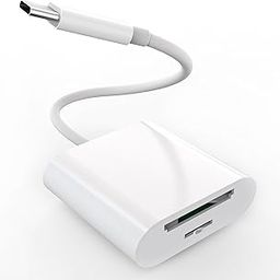 USB C SD TF Memory Card Reader, Browniz Type C Micro SD Card Reader Adapter for iPhone, MacBook, iPad, Samsung Galaxy, Laptop,Supports USB C Devices-25