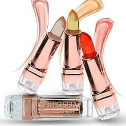 INCOLOR Multicolor Set of 3 Exposed Color Change Lipstick, Glossy Finish, Jelly Crystal, Long Lasting, Waterproof Moisturizer Lipstick For Girl & Women Multicolor (Combo-1)-image-18