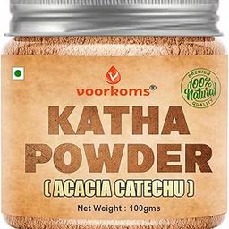 Voorkoms Katha Powder 100gm for Hair Colour | Katha Powder for Hair Brown | Katha Powder for Hair Growth | Katha for Pan | Acacia Catechu Powder for Paan-image-25