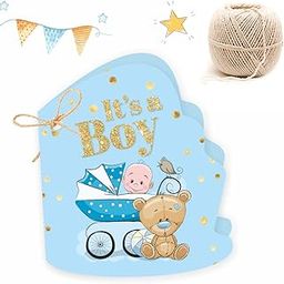 Its a Boy Gift Tags, Folding Cards. Pack of 40. Baby Shower, Birth Ceremony, Birthday Celebration, Mundan-image-16