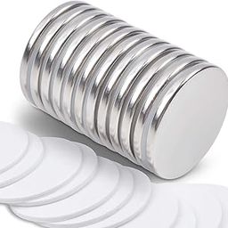Premium Magnet 10 pcs 18X6mm Round Disk Whiteboard Magnets for Refrigerator, Fridge, Office Supplies, DIY Projects, Arts & Crafts 18X6 mm-image-9