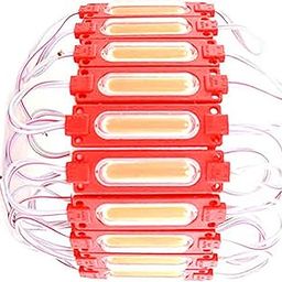 Ovicart 24v DC Red Capsule Shape LED Module Multipurpose Use for Car, Auto, Bike, Office, Home, Temple & Tree Decoration-16
