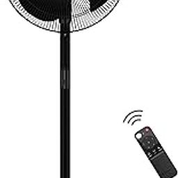 atomberg Izar Hi-Speed 400mm Pedestal Fan for Home |1-star rated | 2200 RPM | 105W | LED display | 6 Speeds | Remote with Oscillation, Timer, Sleep | 2 years Warranty (Midnight Black)-image-90