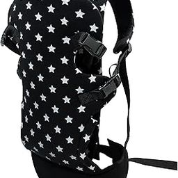 My Giraffe - Skippy - 4 in 1 Baby Carrier with Extra Head Support & Waistband - 3.5 kgs to 20 kgs - 4 Carry postions. (Black Star)-11