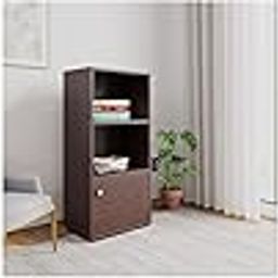 Nilkamal Bookshelf Cary, Material: Engineered Wood, Shelves: 4, Load Per Shelf: 15kg, Finish: Laminated, Assembly: Required with Hardware-4