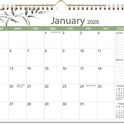 Calendar 2024-2025 - Wall Calendar Runs October 2024 to December 2025, 15 Monthly Wall Calendar with 140gsm Paper for Planning and Organizing, 11.5 x 14.5 In Calender Planner 2024-2025 Monthly, Flower-image-22