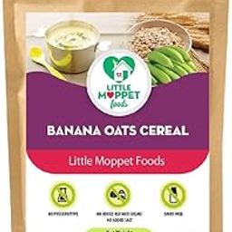 Little Moppet Foods Banana Oats Cereal – 200g | No Additives and Preservatives | Free from Added Salt and Sugar | Made with Oats and Sundried Raw Kerala Nendran Banana |-image-81