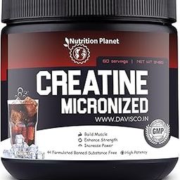 Nutrition Planet Micronized Creatine Monohydrate (Cola, 348g / 0.76 Lb, 60 Servings)-image-81