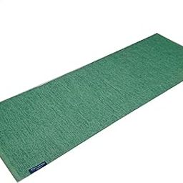 ASE YOGA INDIA Organic and Eco-Friendly Handloom Cotton Yoga Mat (61X183 cm, Green)-image-43