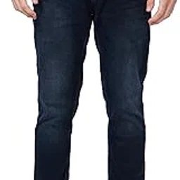 spykar Low Rise Slim Fit Narrow Length Blue Jeans for Men-picture-12