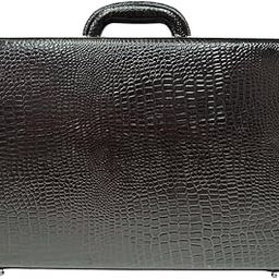Premium Crocodile Pattern Leather Briefcase, Business Attache Case-22